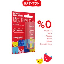 Babyton Doğal Dudak Koruyucu Çilek 5 gr