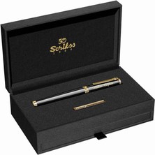 Isme Özel Scrikss Roller Kalem Heritage2 Siyah Altın