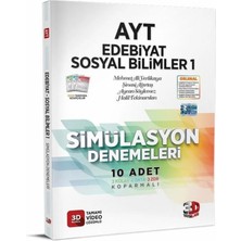 3D Yayınları 2023 AYT Edebiyat - Sosyal Bilimler 1 Simülasyon Denemeleri