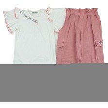 Miss Belinda 9-12 Yaş Kız Kaprili Ikili TAKIM-202357 - Pembe