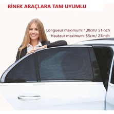Ankaflex 2 Adet Araç Oto Yan Cam Güneşlik Araba Perdesi