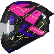 Kask mt Helmets Targo S C8 Brık Mat Pembe