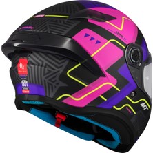 Kask mt Helmets Targo S C8 Brık Mat Pembe
