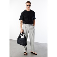 Erkek Baggy Fit Kumaş Pantolon Erkek-Kumaş-Pantolon