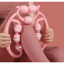 Mkjinmei 9 Tekerlekli Bacak Masaj Aleti Yoga Silindiri Masajı (Yurt Dışından)