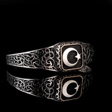Tesbih Sepetim 925 Ayar Gümüş Ayyıldız Model Otantik Motif Erkek Bileklik