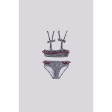 Bg Store Kız Çocuk Desenli Bikini