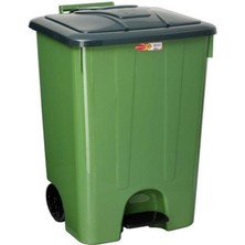 Çöp Kovası Köşeli Pedallı 85 Litre