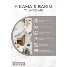 Anılsan Klimalı Ortopedik Yastık - Yumuşak ve Hava Kanallı 50 x 70  cm , 700 gr Premium Silikon