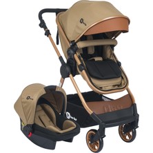 Be-Be Turnahome Elegant Lux Travel Çift Yön Tam Yatış Pozisyonlu Pratik Katlanır Pusetli Bebek Arabası