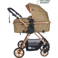 Be-Be Turnahome Elegant Lux Travel Çift Yön Tam Yatış Pozisyonlu Pratik Katlanır Pusetli Bebek Arabası