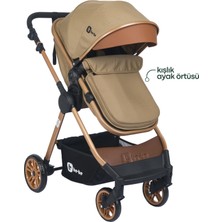 Be-Be Turnahome Elegant Lux Travel Çift Yön Tam Yatış Pozisyonlu Pratik Katlanır Pusetli Bebek Arabası