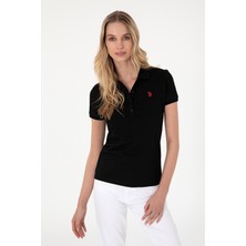 U.s. Polo Assn. Kadın Siyah Tişört Basic 50300830-VR046