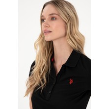 U.s. Polo Assn. Kadın Siyah Tişört Basic 50300830-VR046