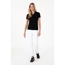 U.s. Polo Assn. Kadın Siyah Tişört Basic 50300830-VR046