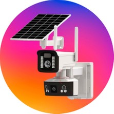 6mp Çift Kameralı 4g Solar Kamera Yeni Kasa