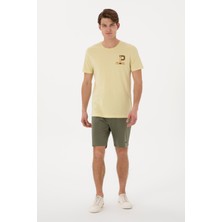 U.S. Polo Assn. Erkek Koyu Haki Örme Şort 50305933-VR111