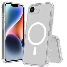 Pirok Store Apple iPhone 16E / 17E Uyumlu Magsafe Wireless Destekli Şeffaf Kılıf