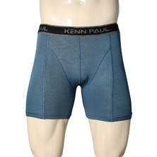 Kenn Paul Bambu Uzun Paçalı Sporcu Boxer - Füme, Nefes Alır, Konforlu