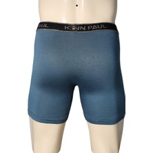 Kenn Paul Bambu Uzun Paçalı Sporcu Boxer - Füme, Nefes Alır, Konforlu