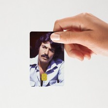 Huggy Craft Ferdi Tayfur Kart Kaplama Siyah Beyaz Tonlu Sticker 2'li ( Yüksek Kalite )