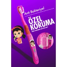 Glimo Kids Ağız Bakım Diş Fırçası Pembe | 3 Yaş Için Ultra Yumuşak Kıl, Diş Eti Dostu, Çocuk Diş Fırçası