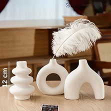 Iskandinav Tarzı Bohem 12  cm  Vazo Pinterest Pampas Vazosu Dekoratif Salon Aksesuarı Masa Süsü
