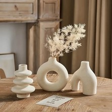Iskandinav Tarzı Bohem 12  cm  Vazo Pinterest Pampas Vazosu Dekoratif Salon Aksesuarı Masa Süsü