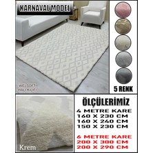 Karnaval Model Kumaştan Welsoft Lastikli Halı Örtüsü