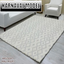 Karnaval Model Kumaştan Welsoft Lastikli Halı Örtüsü