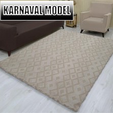 Karnaval Model Kumaştan Welsoft Lastikli Halı Örtüsü