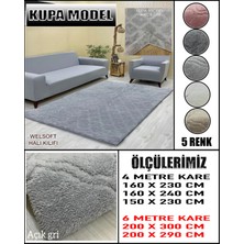 Kupa Model Kumaştan Welsoft Lastikli Halı Örtüsü