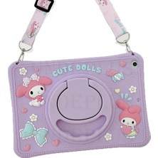 MobaxAksesuar Tab M11 /tab K11 11INÇ 2024 Kılıf Cute Dolls Standlı Eğlenceli 3D Karekterli Çocuk Kılıfı TB330FU TB330XU TB331FC