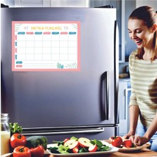 Haftalık Diyet Magnet Planlayıcı Kalem Hediyeli 1 Adet 33 x 24  cm  Haftalık Magnet Planlayıcı