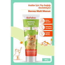 BioFeline Kediler İçin Derma Malt Macun – Tüy Sağlığı Destekleyici 100g