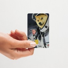 Huggy Craft Doge & Elon Musk Ikilisi Papara, Kredi Kart Kaplama Sticker