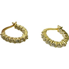 Masaliko Halka Gümüş Küpe MS3219, 925 Ayar Gümüş, Ithal Ürün