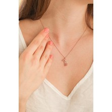 925 Ayar Gümüş Aşk-I Zürafa Kolye