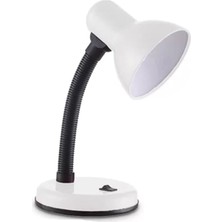 YL86-1001 Noas Berlin Spiralli Masa Lambası Beyaz Anahtarlı