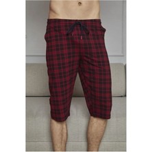 KLY186 Erkek Ekose Desen Kapri