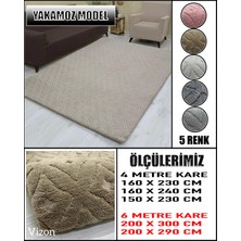 Yakamoz Model Kumaştan Welsoft Lastikli Halı Örtüsü