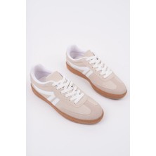 Krem Sneaker Günlük Ayakkabı