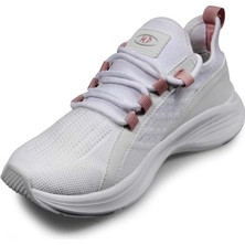 M.P. Yazlık Ortopedik Taban Örgü Model Bağcıklı Günlük Sneaker - Beyaz - 38