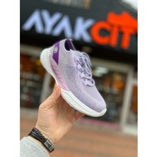 M.p Yazlık Ortopedik Taban Örgü Model Bağcıklı Günlük Sneaker - Mor - 38