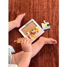 Çocuklar Için Ahşap Türkçe 4 Lü Set Eğitici Öğretici Yapboz Puzzle Set-3
