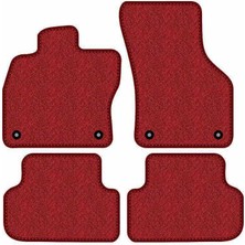 Kia Rio 2012-2016 Lüks Halı Paspas Seti Kırmızı