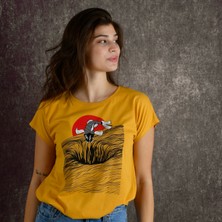 Fish Kadın Baskılı T-Shirt