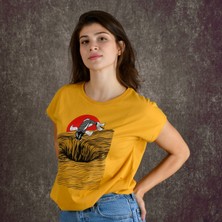 Fish Kadın Baskılı T-Shirt