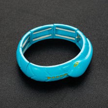 FuhaoshopC Kutu Mucize Bayan Uğur Böceği Yeşil Yılan Bileklik Yuvarlak Metal Emaye Şanslı Takı Aksesuarları Çocuk Kadın Kostüm En Iyi Hediye (Yurt Dışından)