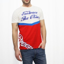 Angel Erkek Beyaz-Kırmızı Tshirt